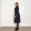 Tod's Navy Wool Military Coat