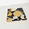 Christian Dior Black, Cream And Gold Silk Scarf
