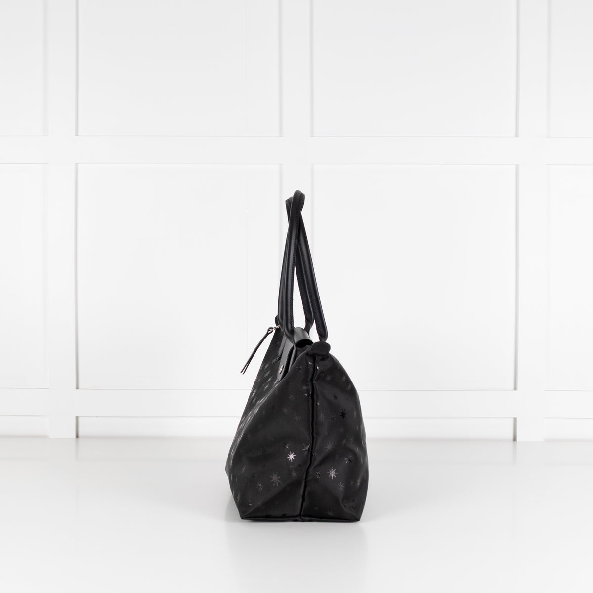 Longchamp Black Pliage Star Tote Bag
