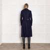 Tod's Navy Wool Military Coat