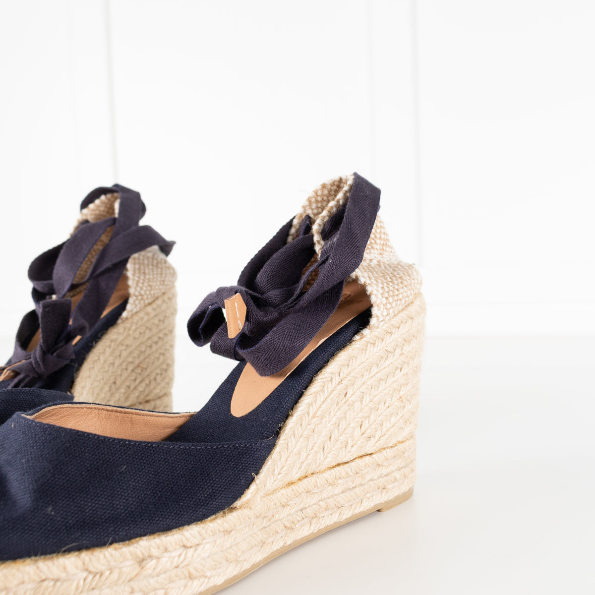 Castaner Navy Platform Espadrilles