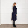 Tod's Navy Wool Military Coat