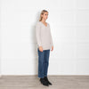 S Max Mara Light Grey Wool Blend Jumper