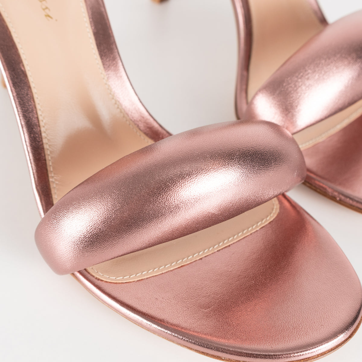 Gianvito Rossi Rose Gold Bijoux Mule