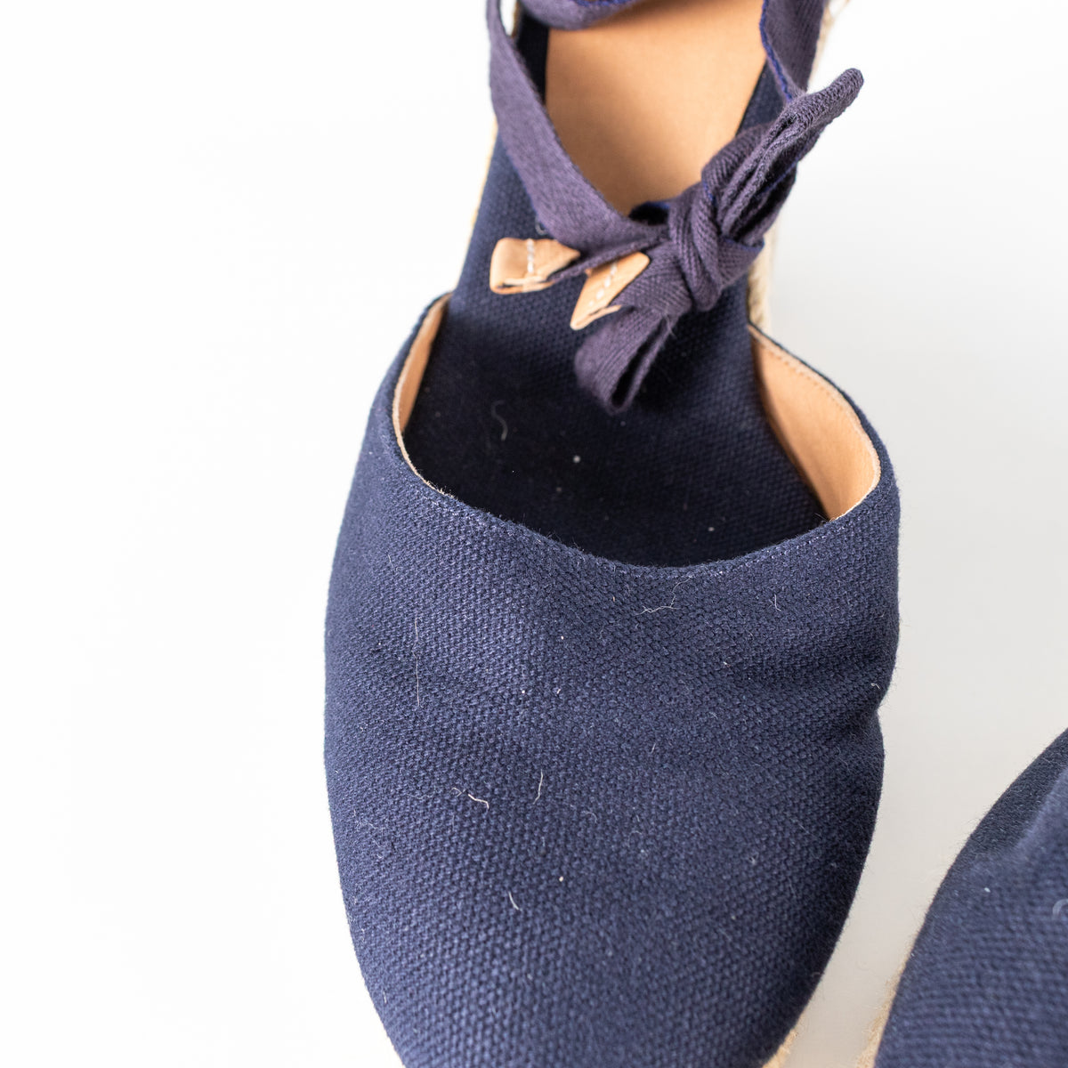 Castaner Navy Platform Espadrilles