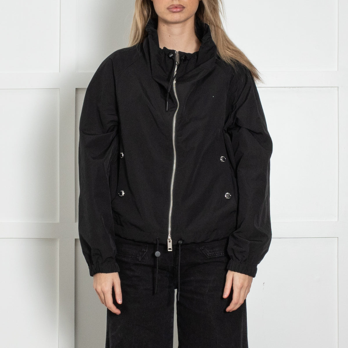 Burberry Black Askern Horseferry Technical Jacket
