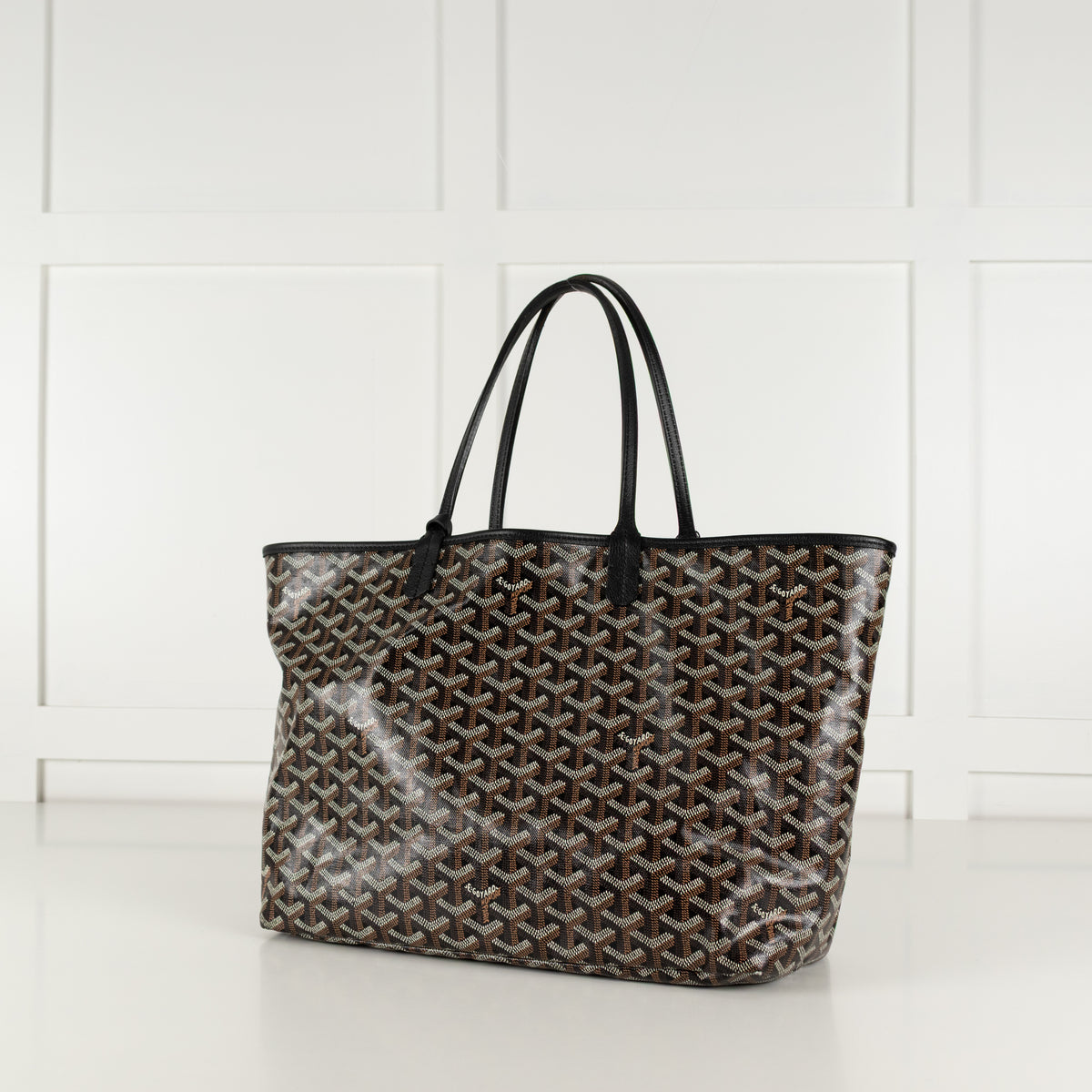Goyard Black Saint Louis PM Tote Bag