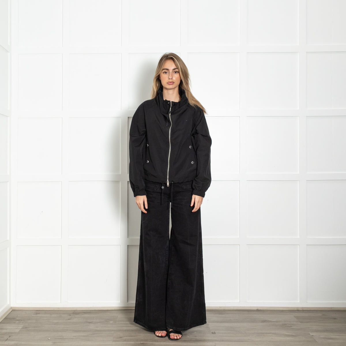 Burberry Black Askern Horseferry Technical Jacket