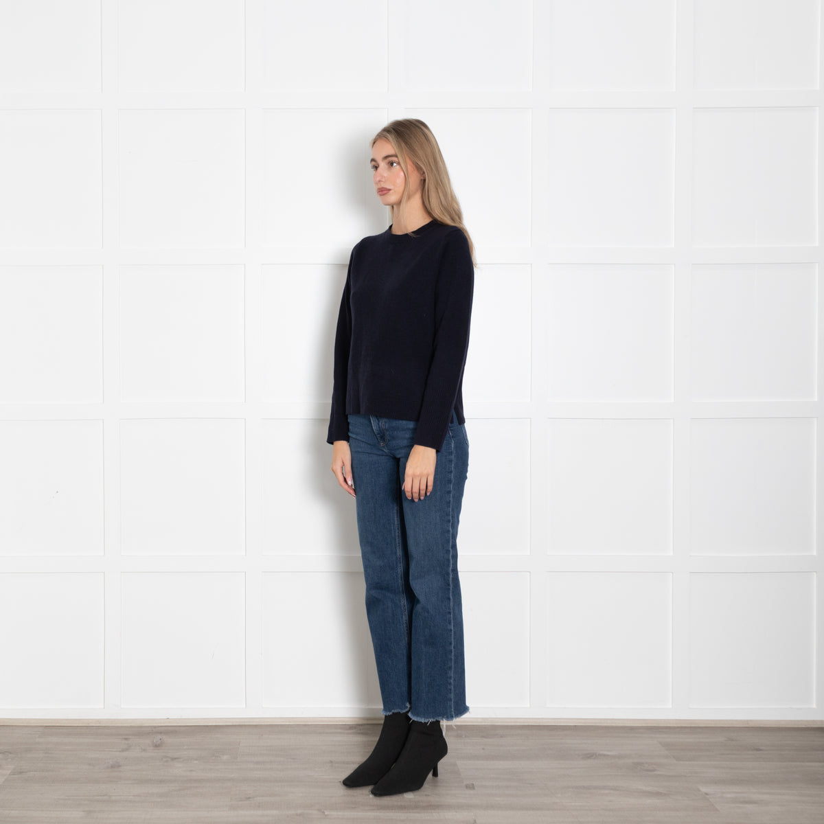 Chinti & Parker Navy Cashmere Jumper