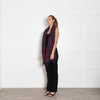 Zadig & Voltaire Blue and Red Check Scarf