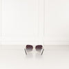 Miu Miu Sunglasses With Gold and Black Arms And Crystal Embellishsments