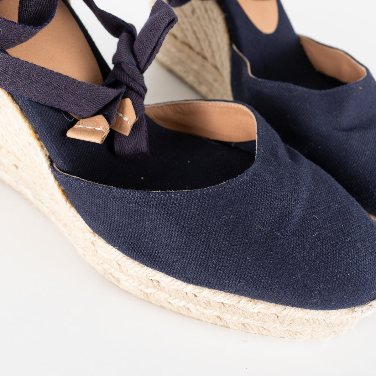 Castaner Navy Platform Espadrilles