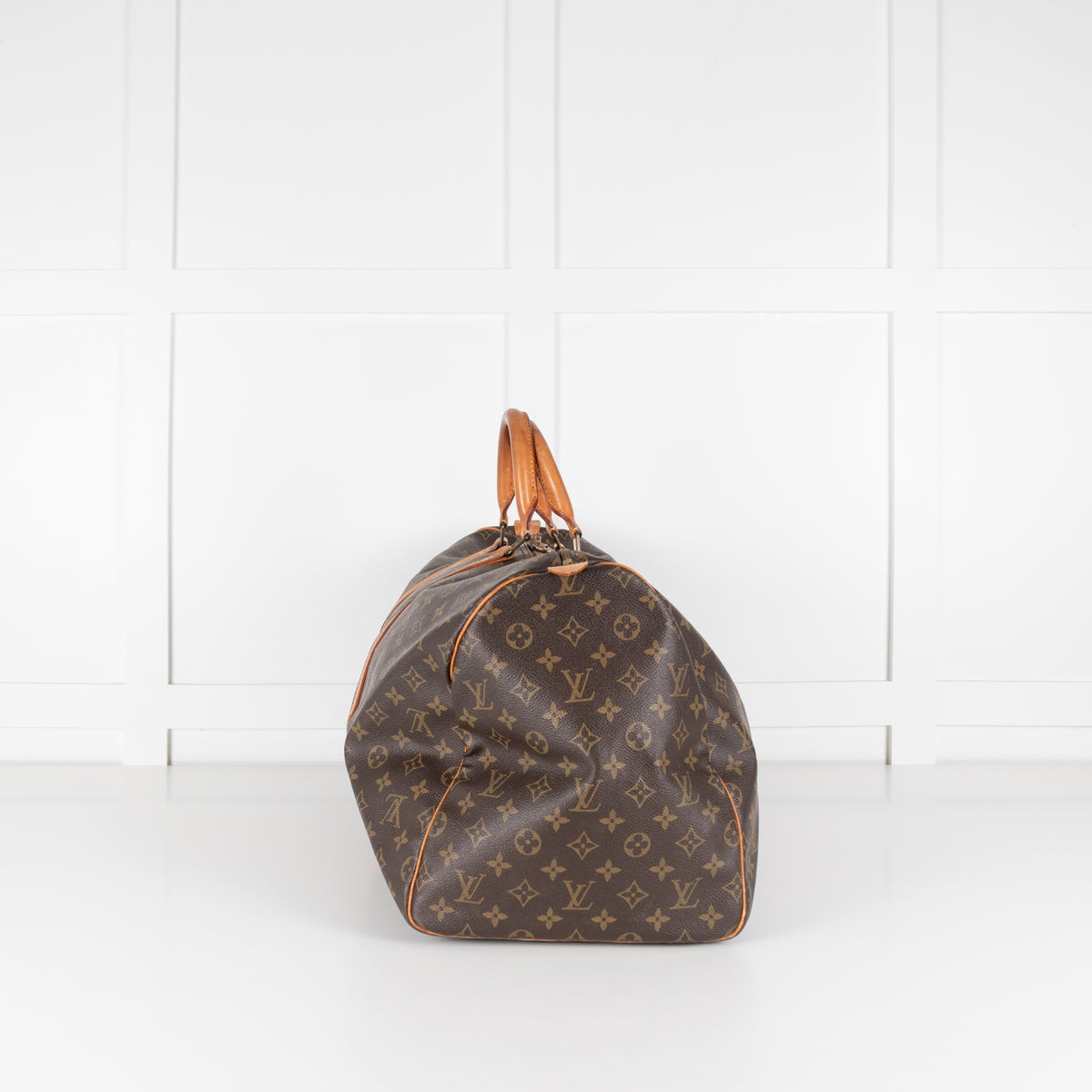 Louis Vuitton Monogram Keepall 55 Brown Bag