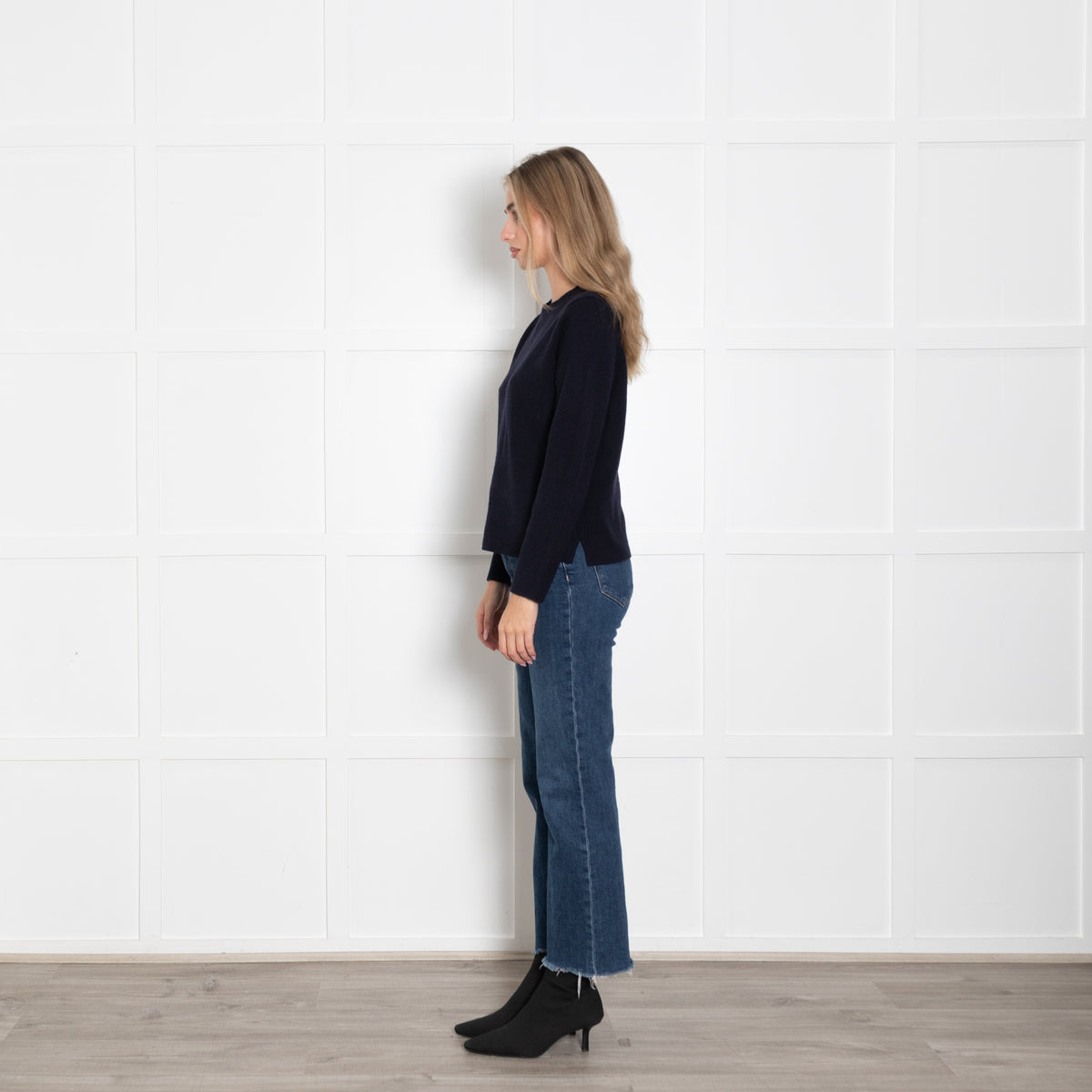 Chinti & Parker Navy Cashmere Jumper