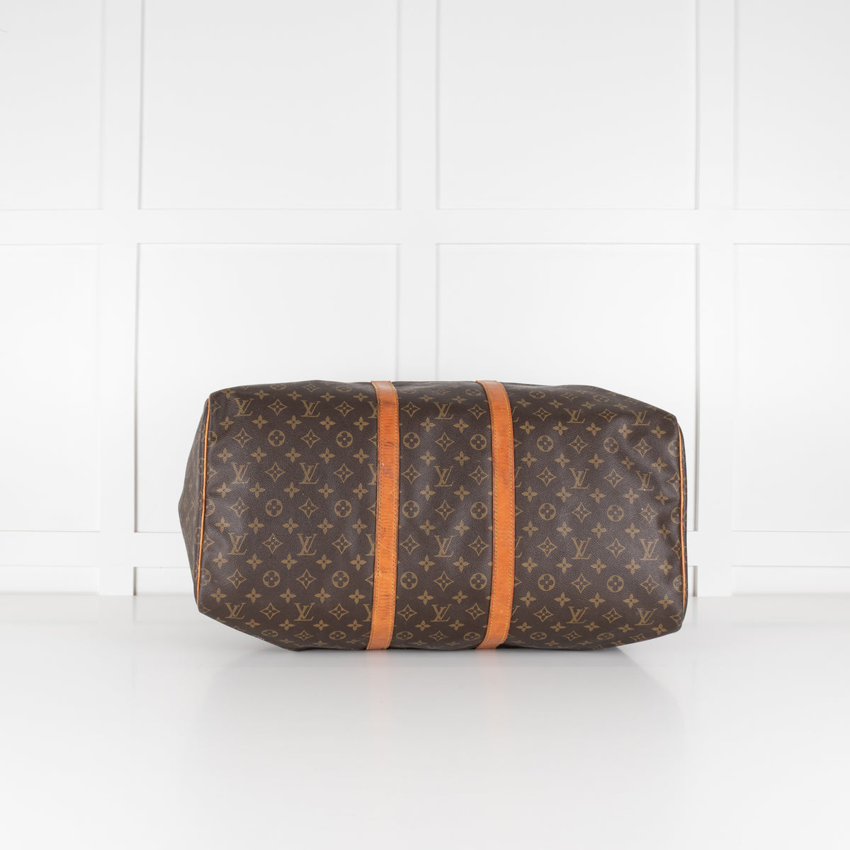 Louis Vuitton Monogram Keepall 55 Brown Bag