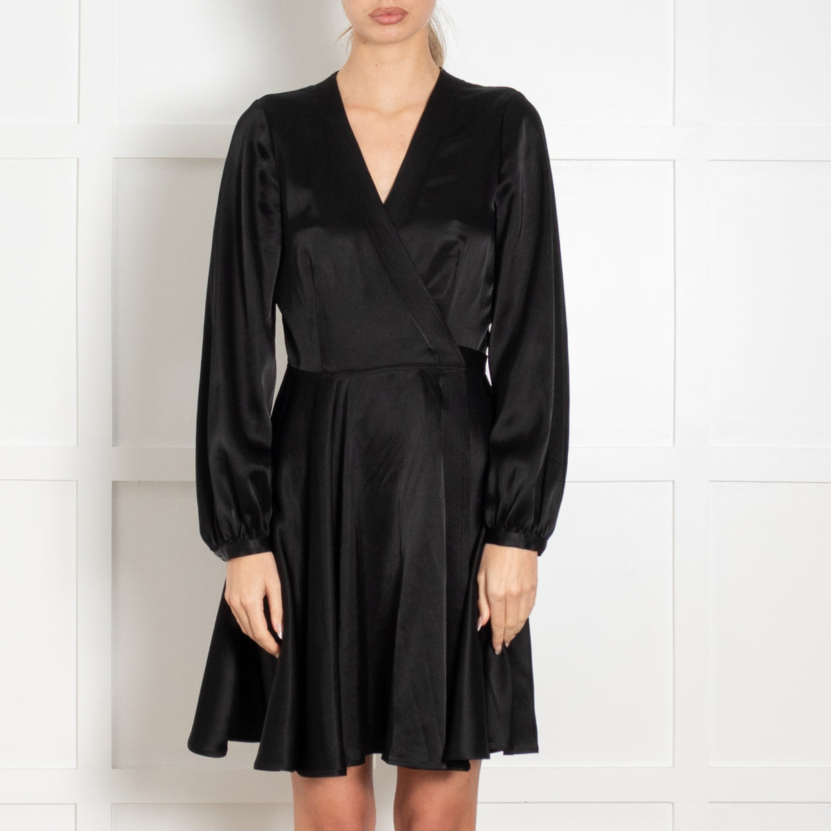 Polo Ralph Lauren Black Mini Wrap Dress