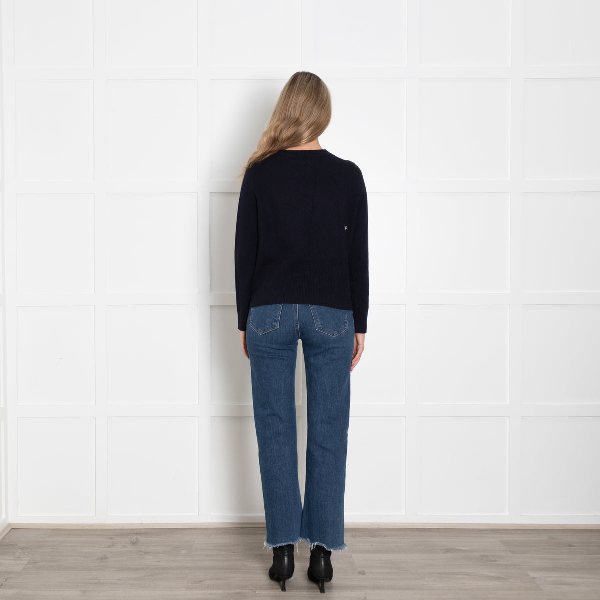 Chinti & Parker Navy Cashmere Jumper