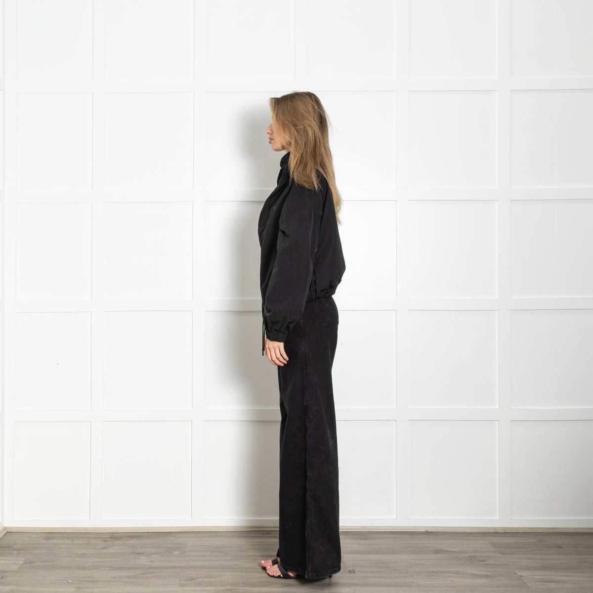 Burberry Black Askern Horseferry Technical Jacket