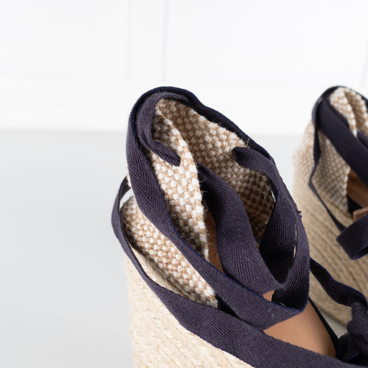 Castaner Navy Platform Espadrilles