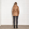 Herno Iconico Gold Brown Puffer Shell Jacket