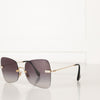 Miu Miu Sunglasses With Gold and Black Arms And Crystal Embellishsments