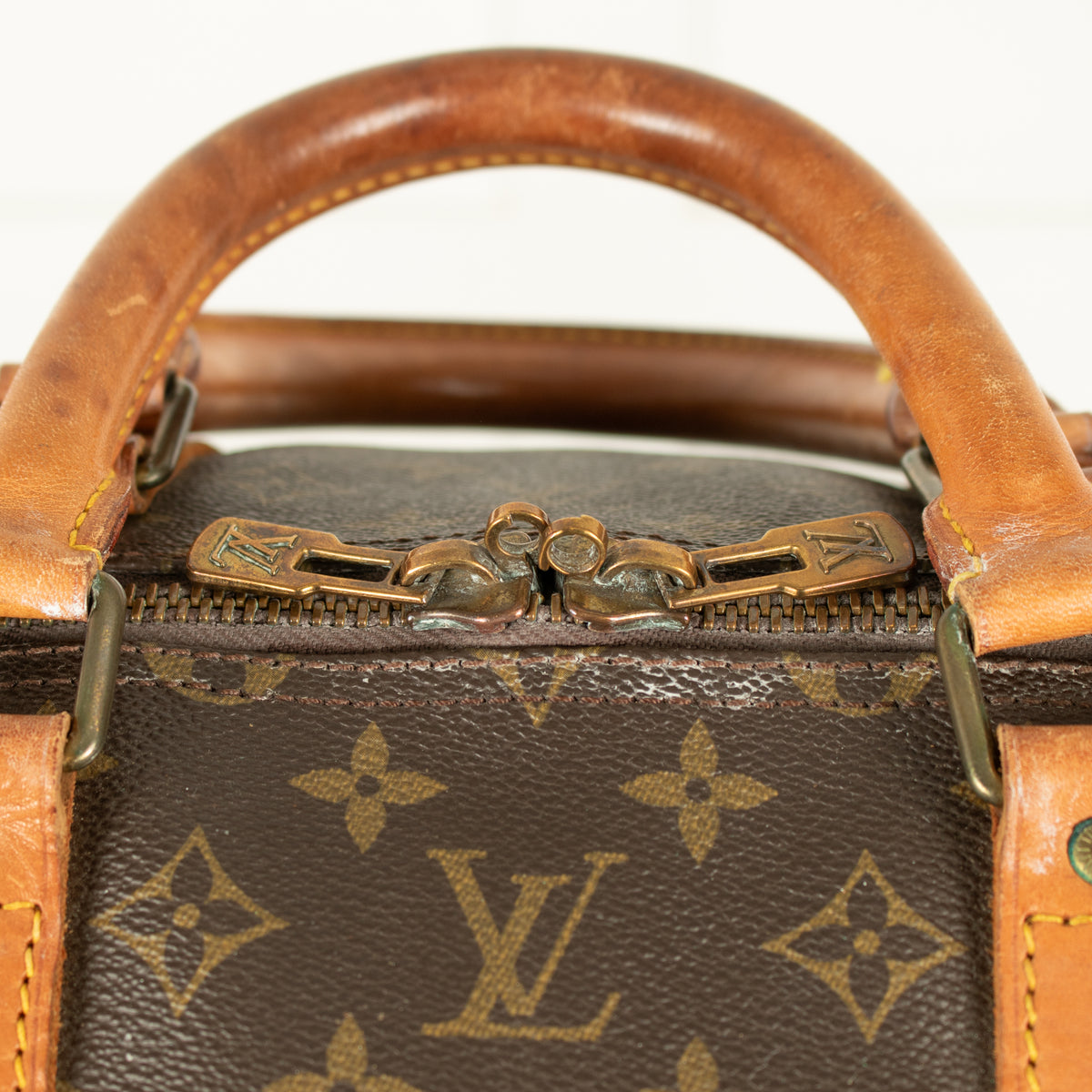 Louis Vuitton Monogram Keepall 55 Brown Bag