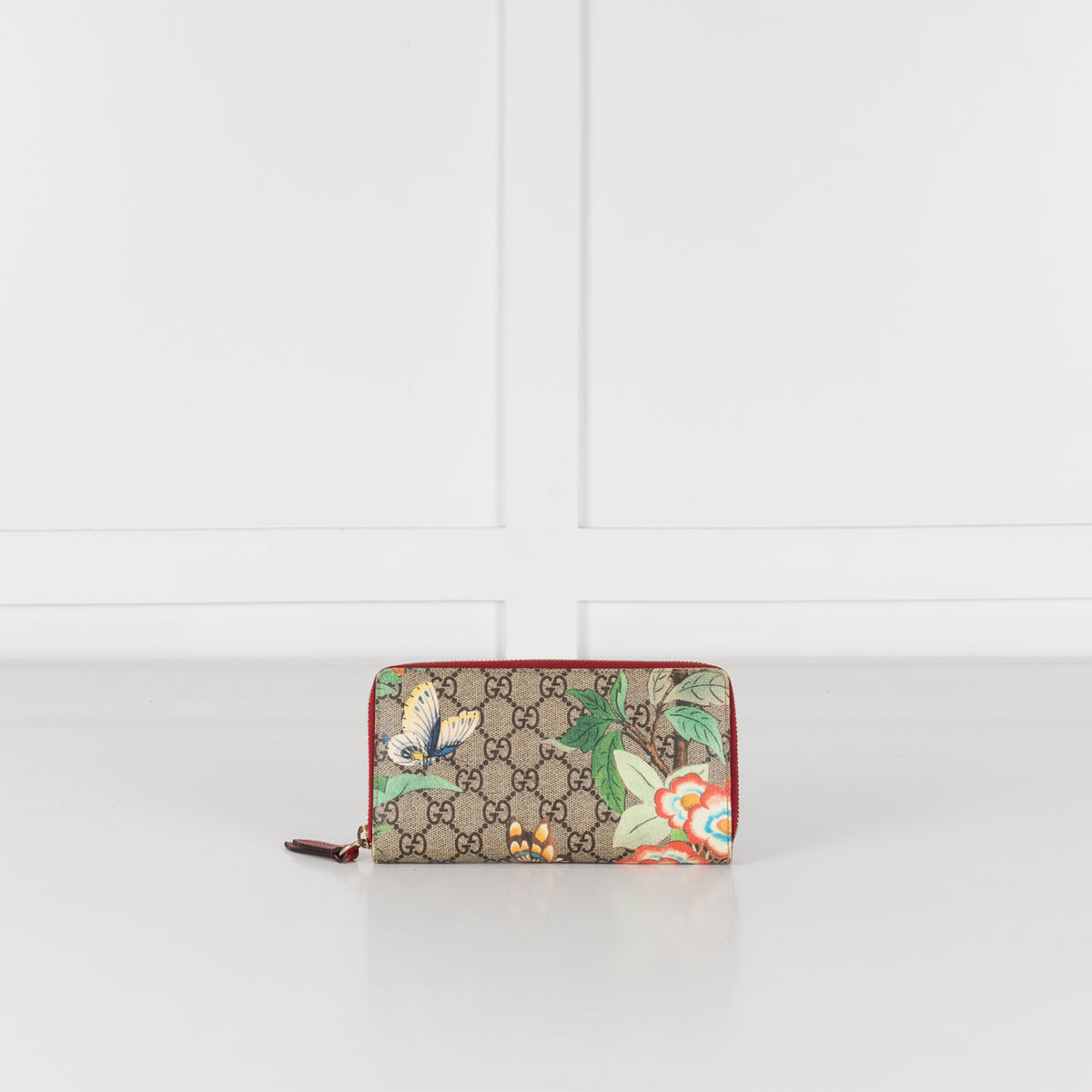 Gucci GG Supreme Tian Zip-Around Wallet