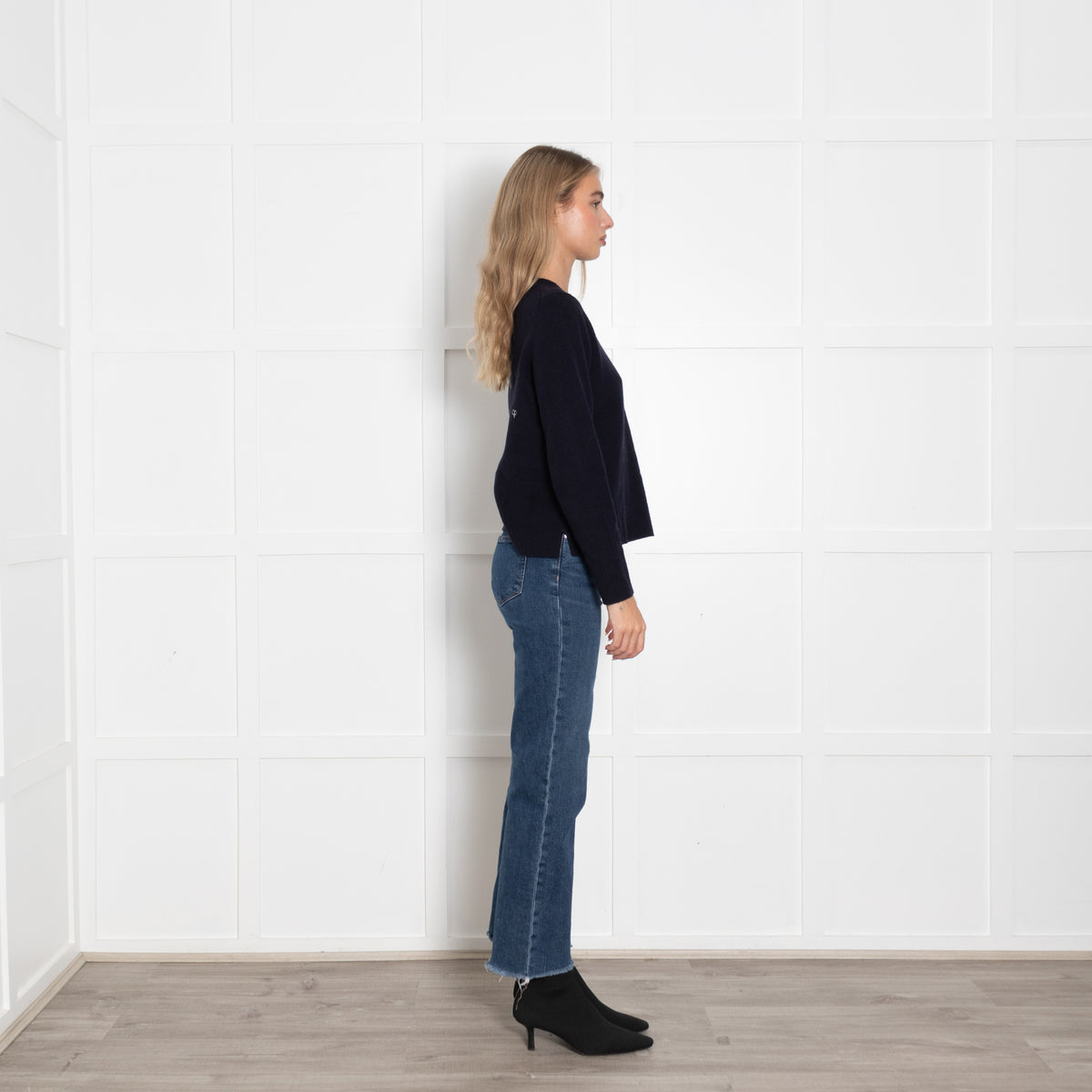 Chinti & Parker Navy Cashmere Jumper