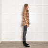 Herno Iconico Gold Brown Puffer Shell Jacket