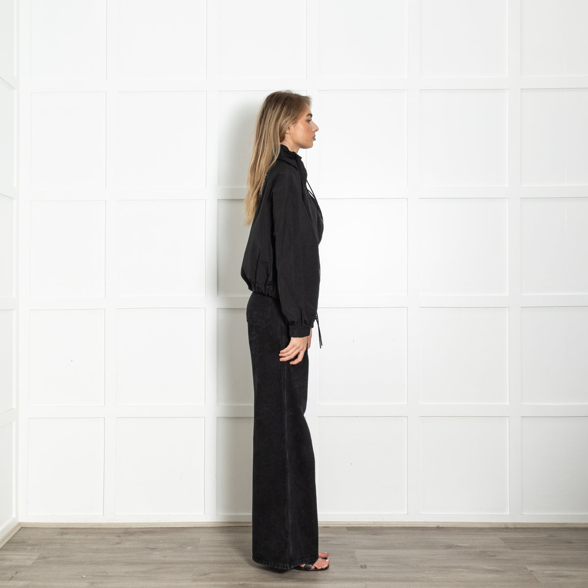 Burberry Black Askern Horseferry Technical Jacket