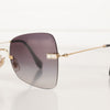 Miu Miu Sunglasses With Gold and Black Arms And Crystal Embellishsments