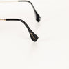Miu Miu Sunglasses With Gold and Black Arms And Crystal Embellishsments