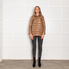 Herno Iconico Gold Brown Puffer Shell Jacket