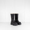 Prada Monolith Shearling Lined Leather Boots