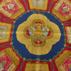 Hermes Poste Et Cavalerie Silk Blue And Gold Scarf