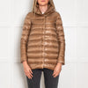 Herno Iconico Gold Brown Puffer Shell Jacket