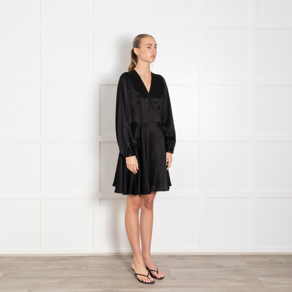 Polo Ralph Lauren Black Mini Wrap Dress