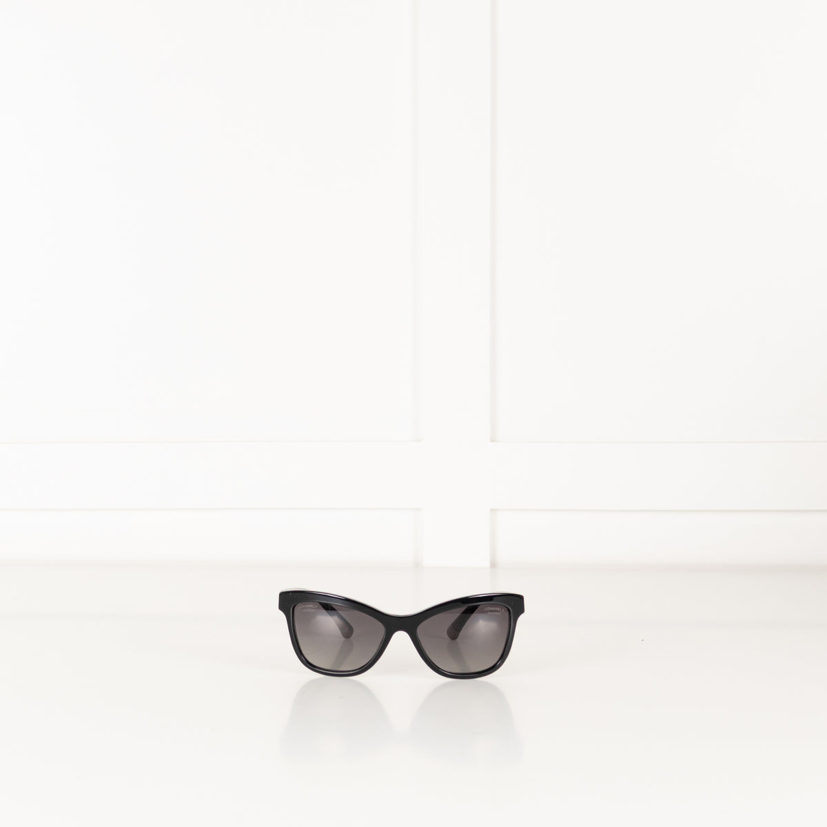 Chanel Black Sunglasses With 'Quilted' Arms