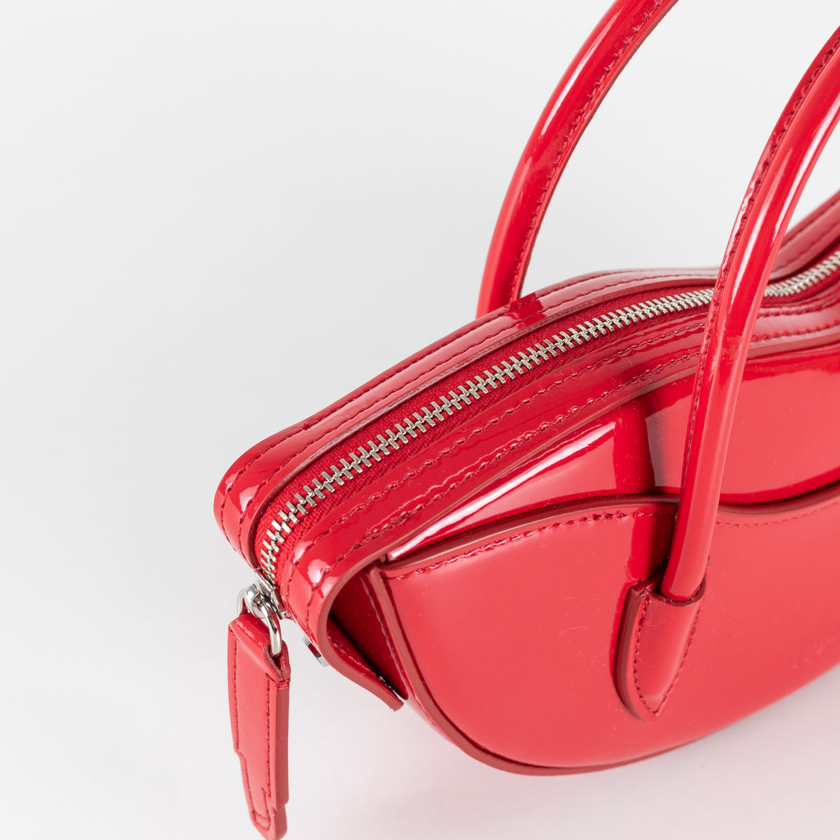 Fiorucci Red Mini Lips Vinyl Bag