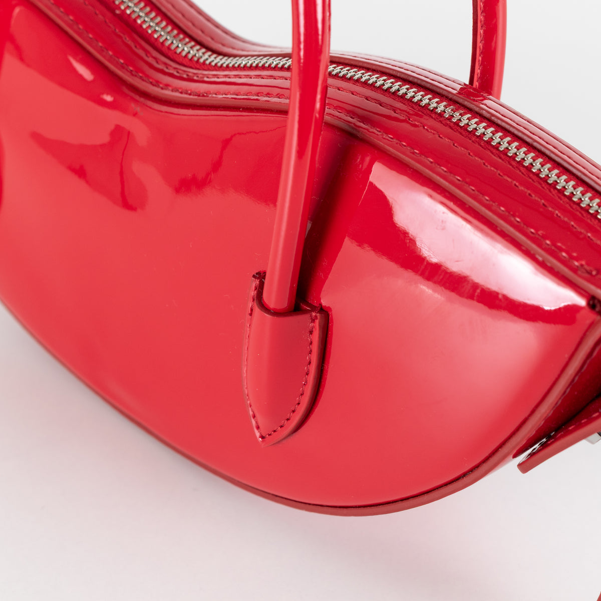 Fiorucci Red Mini Lips Vinyl Bag
