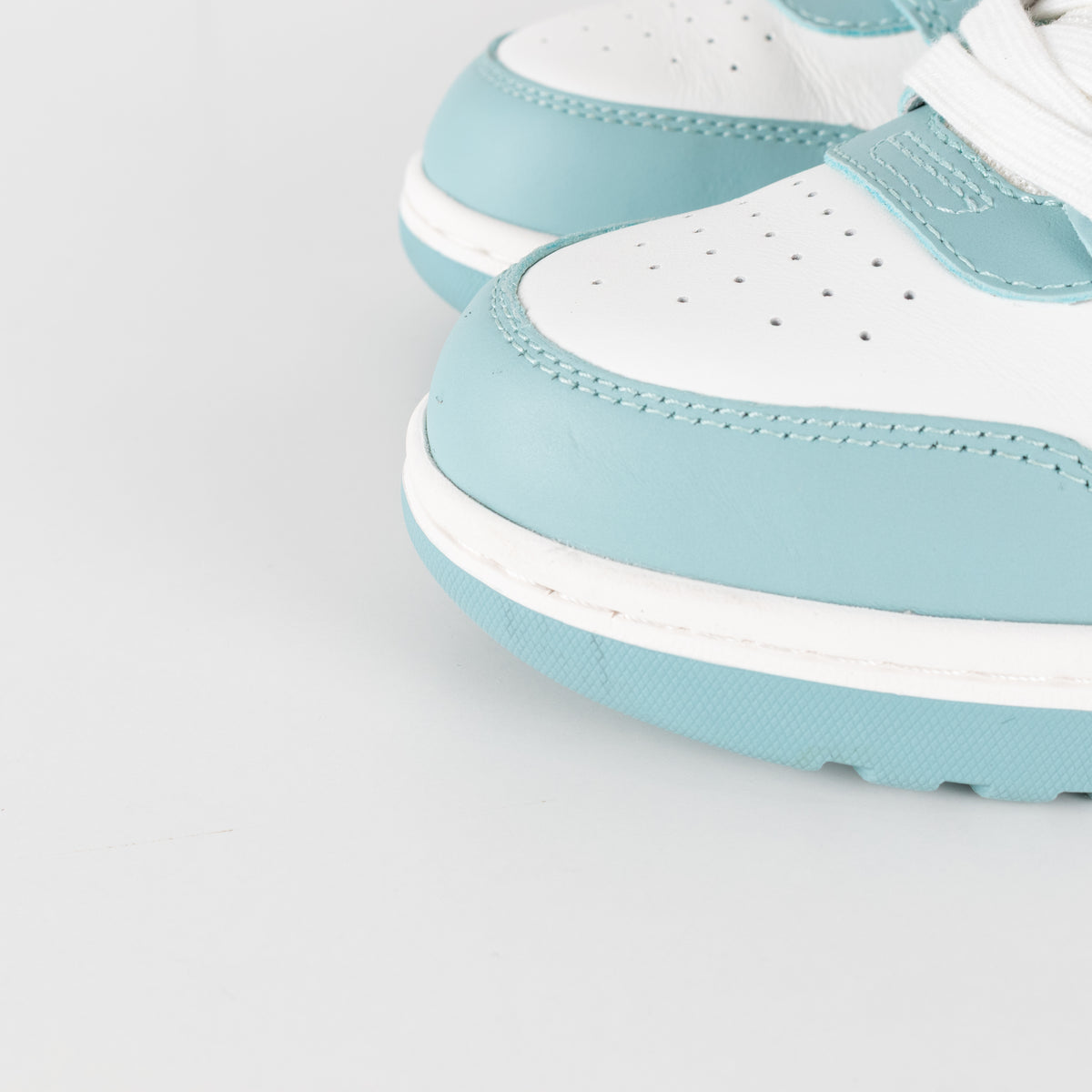 Off White Teal Out Of Office Sartorial Stitiching Trainers
