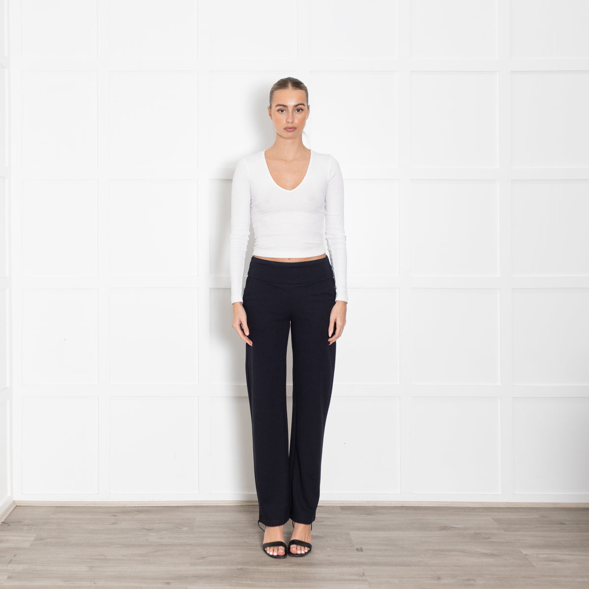 Saint & Sofia Navy Runway Trousers