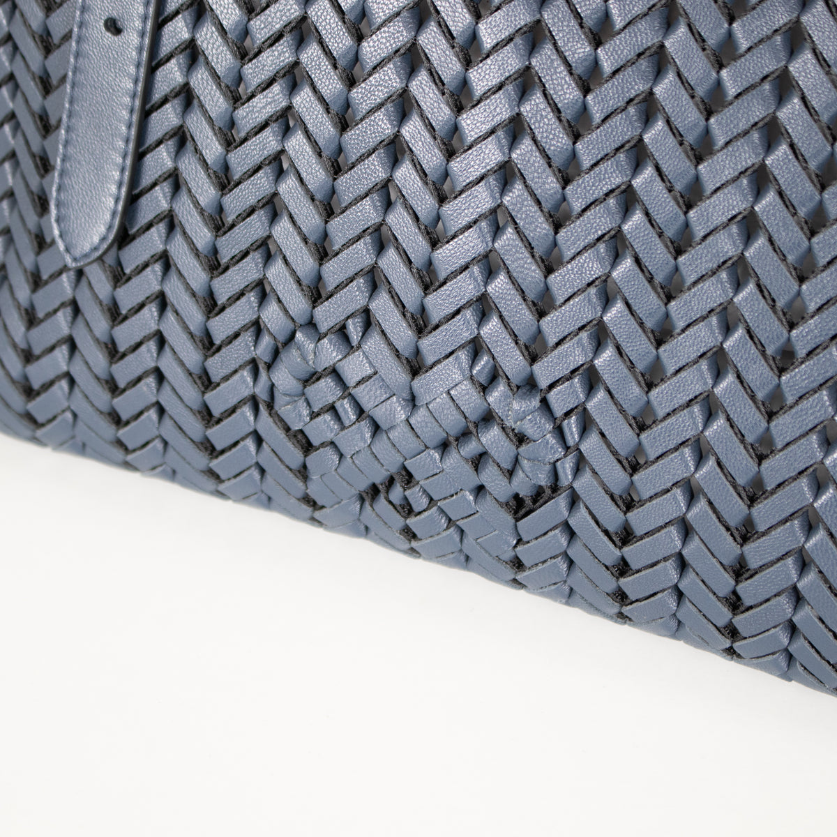 Anya Hindmarch Navy Neeson Large Leather Tote