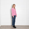 Queene & Belle Pink Multi Butterfly Back Cashmere Cardigan