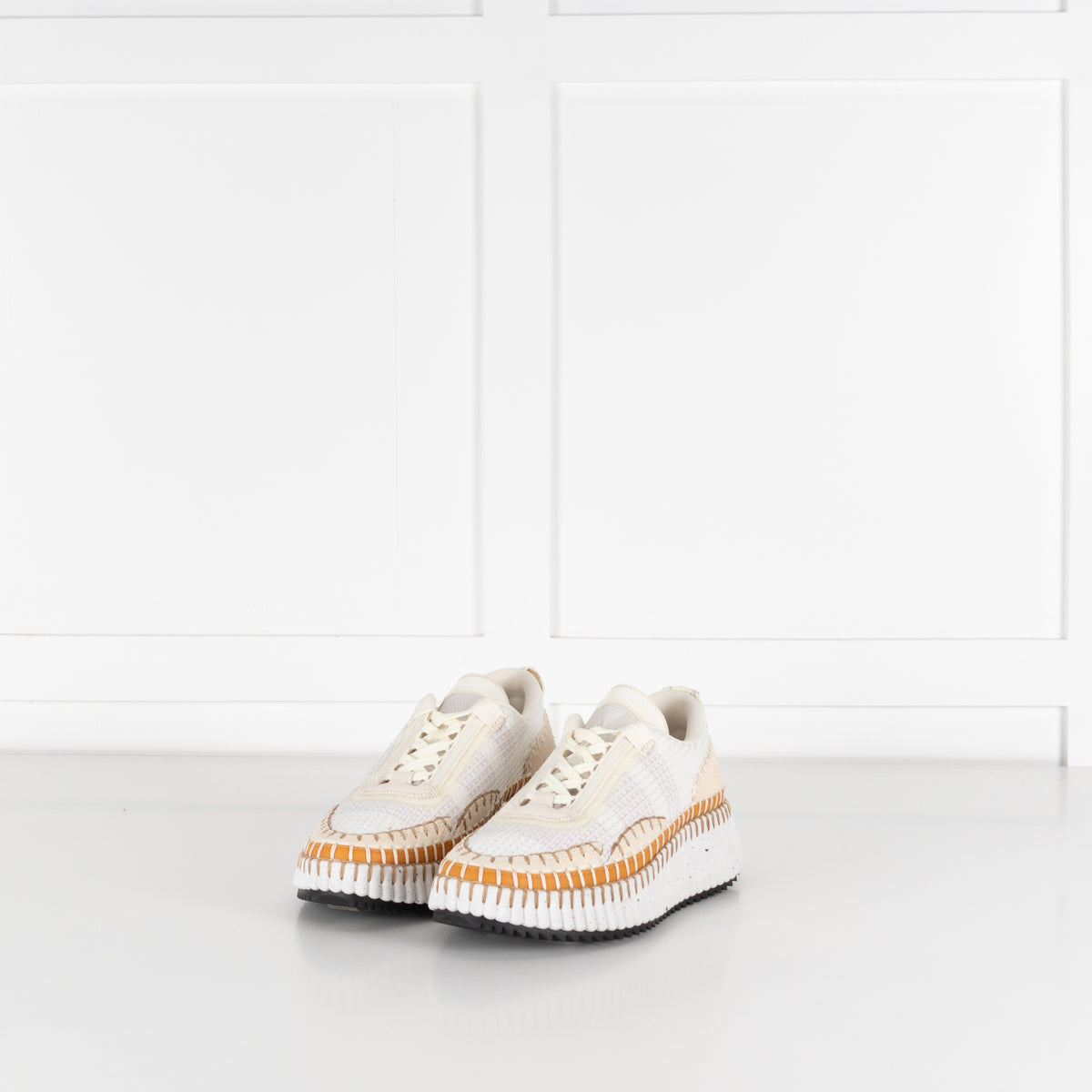 Chloe Cream And Tan  Nama Trainers