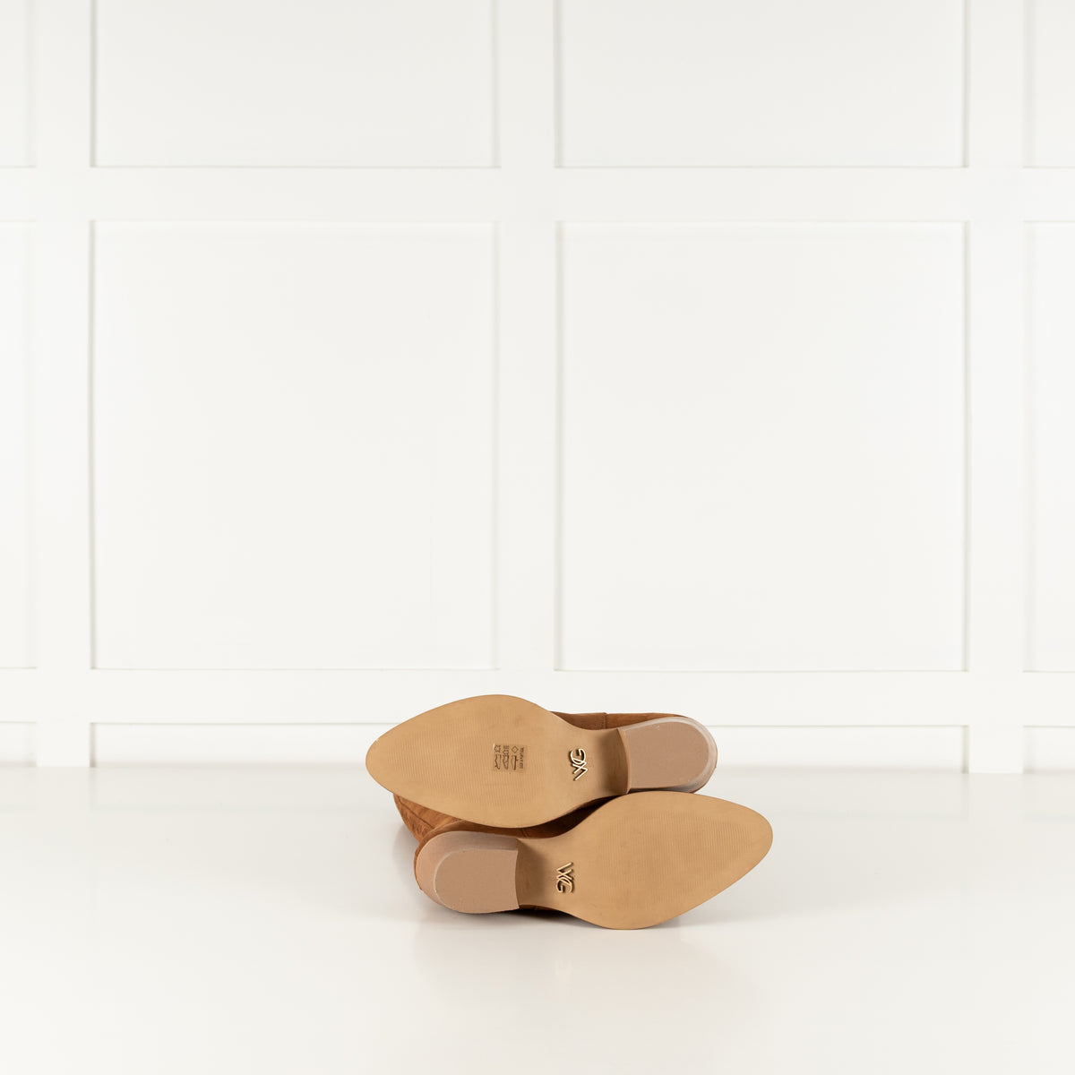 Welligoggs Tan Suede Beth Cowboy Boots