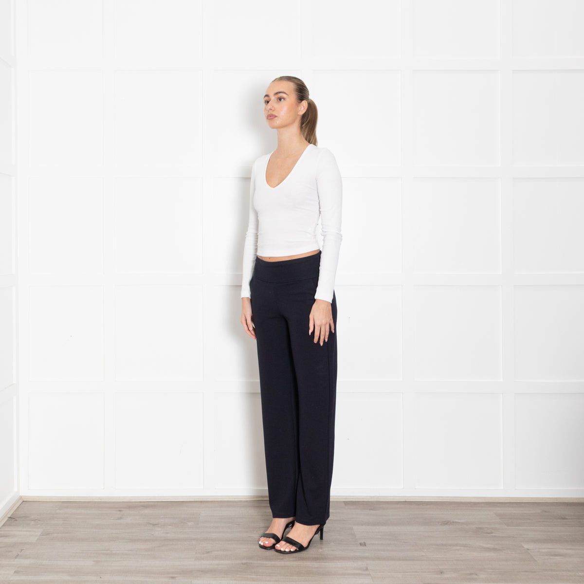 Saint & Sofia Navy Runway Trousers