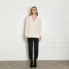 Essentiel Antwerp Cream Oversized Corduroy Blazer