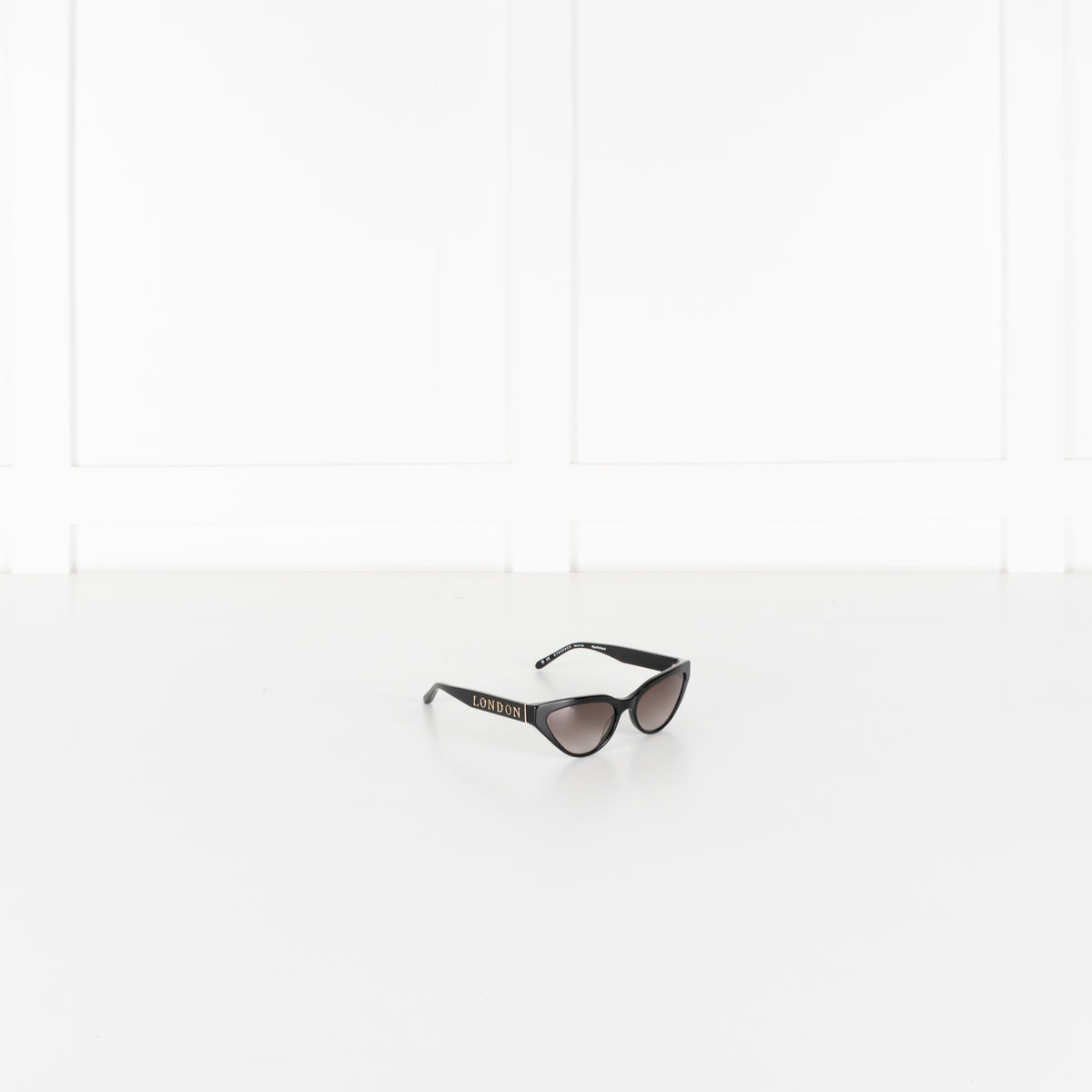 Aspinal Of London Black Cat Eye Sunglasses