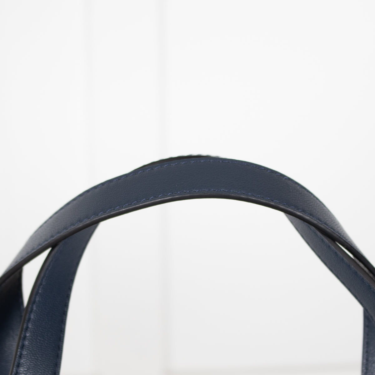 Anya Hindmarch Navy Neeson Large Leather Tote